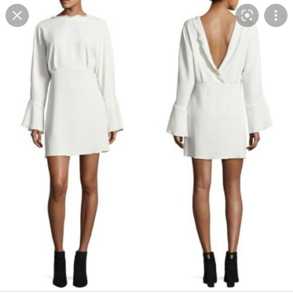 IRO white crepe dress